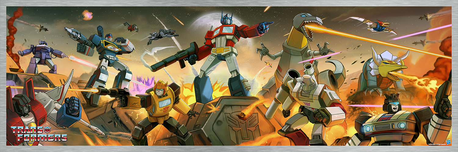 Pablo Olivera "Transformers" Aluminum Print