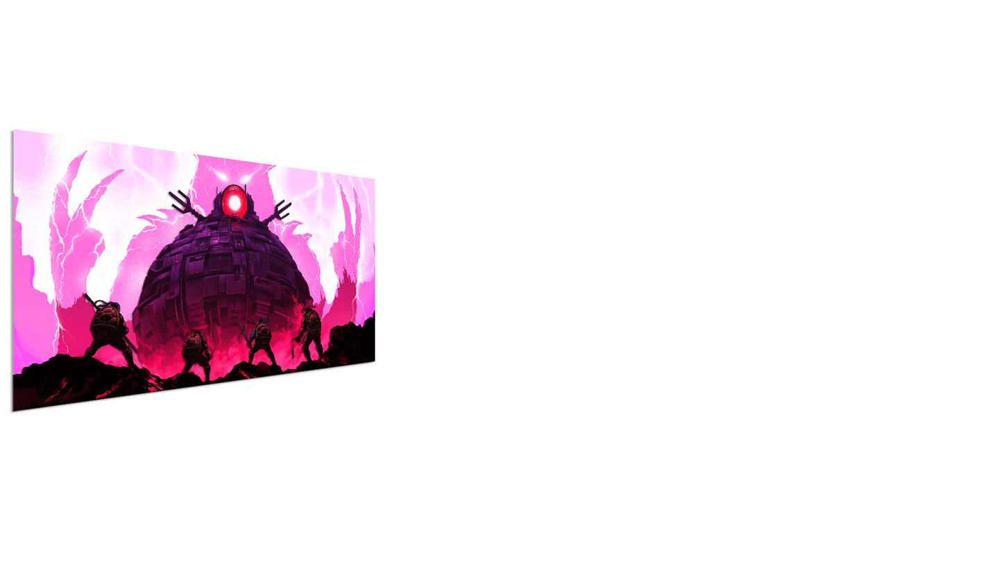 MonkeyMouth "Technodrome (TMNT)" Multi-Layer Acrylic