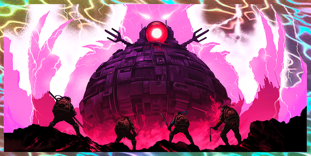 MonkeyMouth "Technodrome (TMNT)" Lava Foil Variant