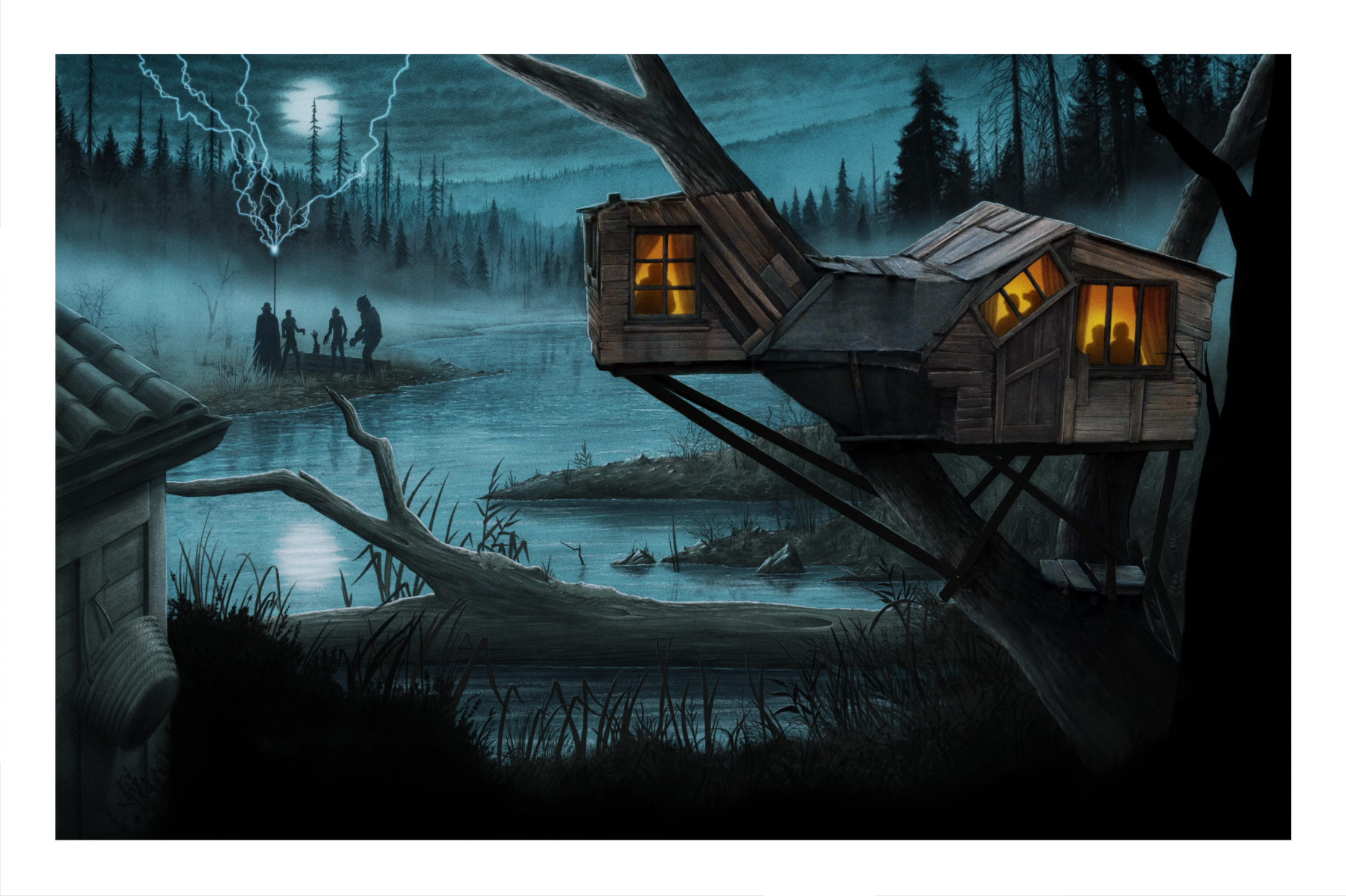 Andrew Rowland "The Monster Squad" Art Print Variant