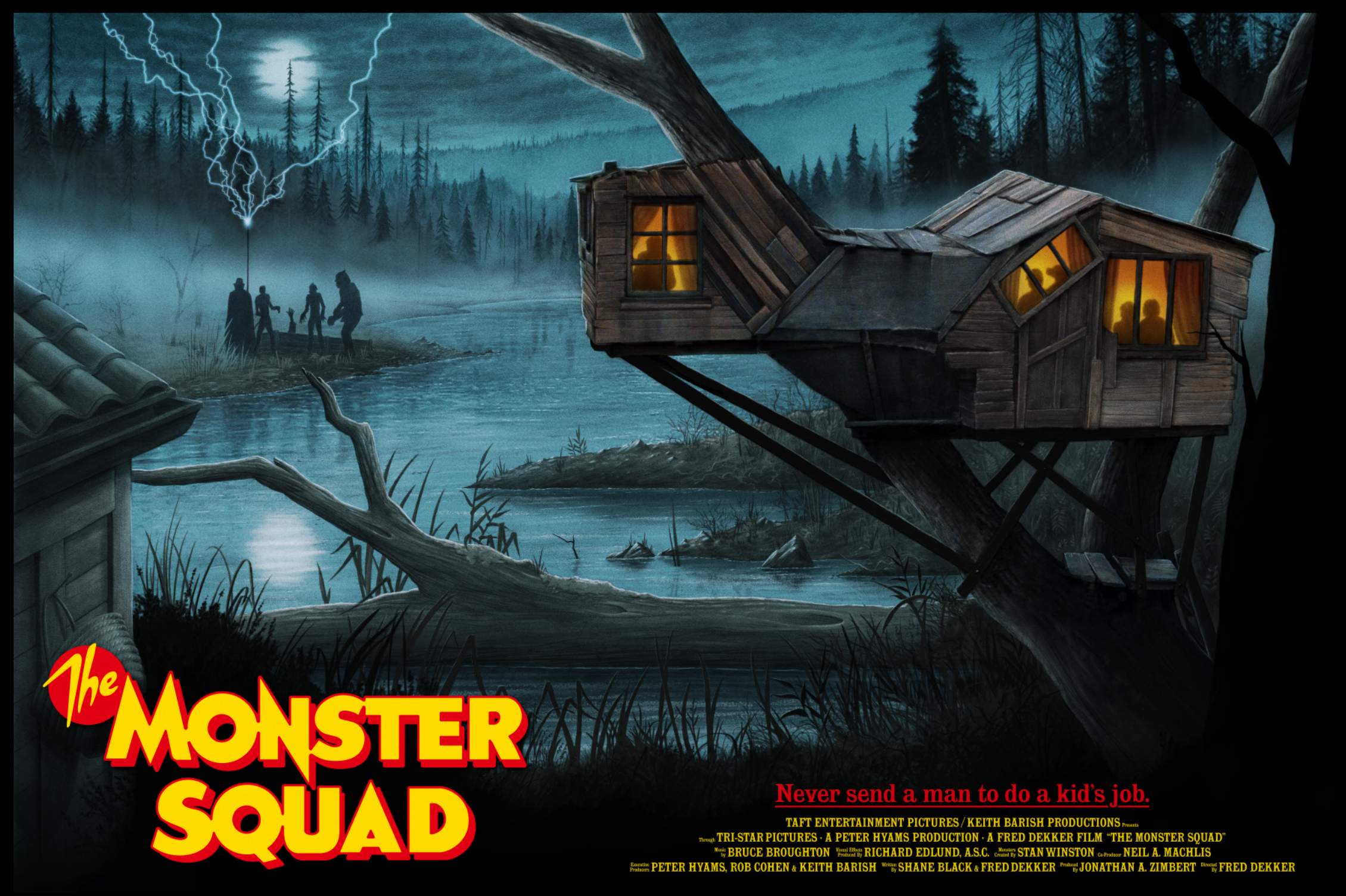 Andrew Rowland "The Monster Squad" Acrylic Panel Print