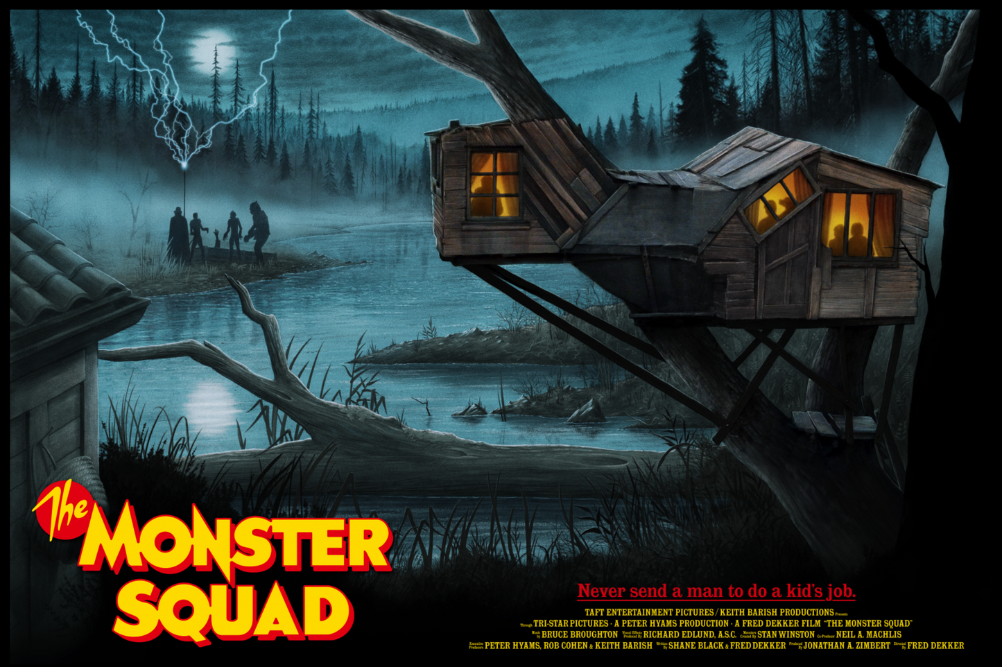 Andrew Rowland "The Monster Squad" Acrylic Panel Print