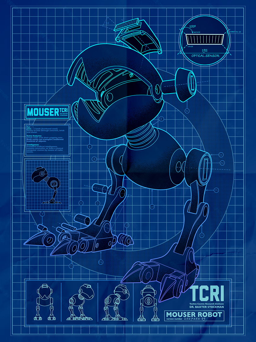 TMNT 1:1 Scale Deluxe Mouser (Silver Edition)