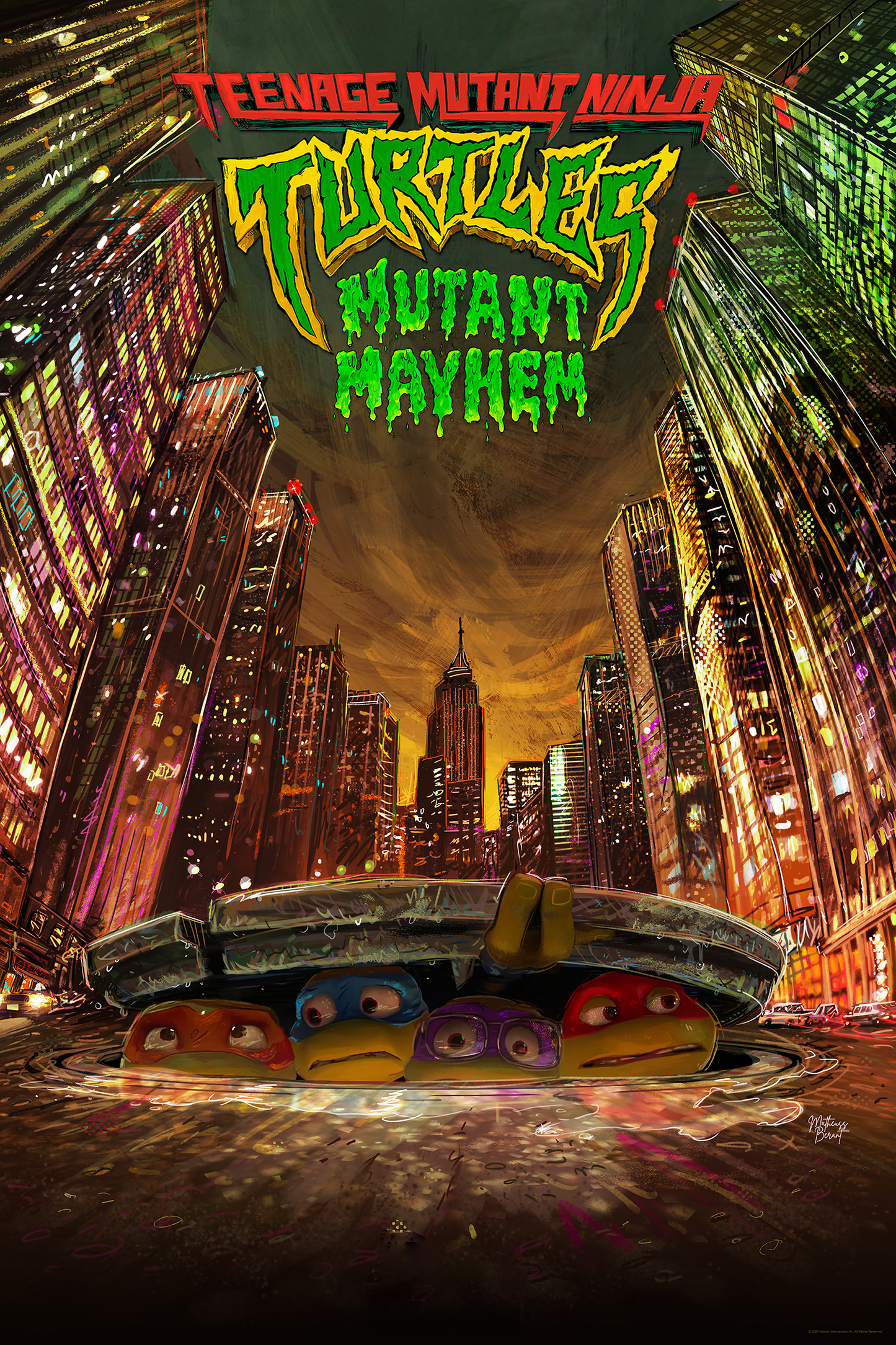 Matheuss Berant "TMNT: Mutant Mayhem" Timed Edition