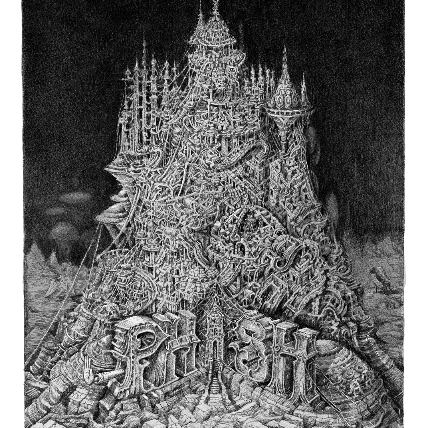 David Welker "Phish @ Sphere" Graphite OG