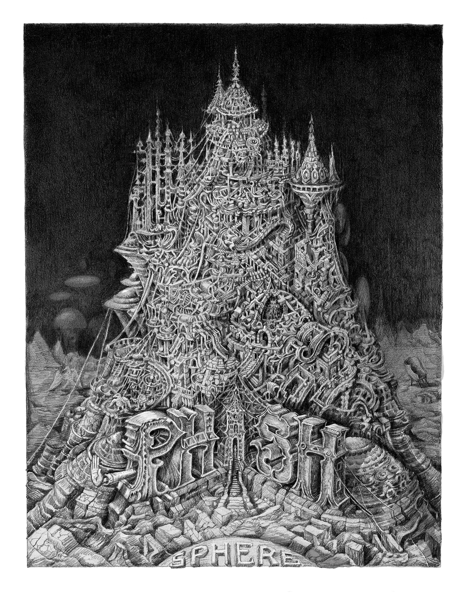 David Welker "Phish @ Sphere" Graphite OG