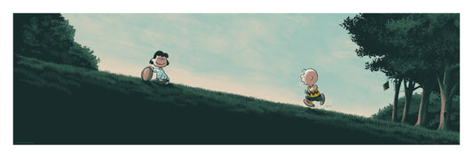 Mark Englert & Charles M. Schulz "One must imagine Charlie Brown happy" Multi-Layer Acrylic