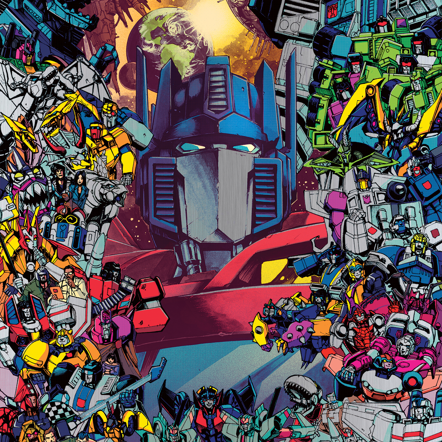 Kei Zama "Optimus Prime #25" Aluminum Print