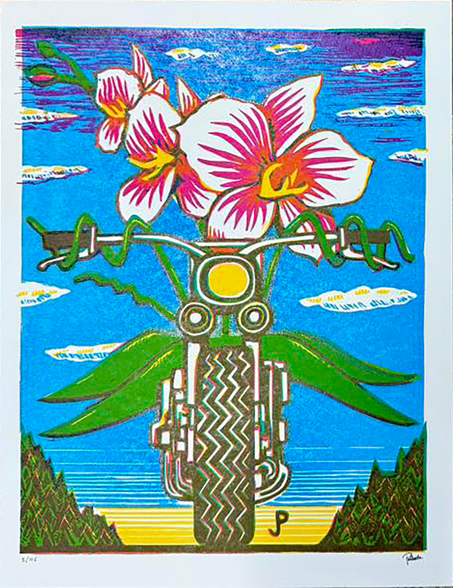 Jim Pollock "Freewheeling Orchid" Daylight Edition