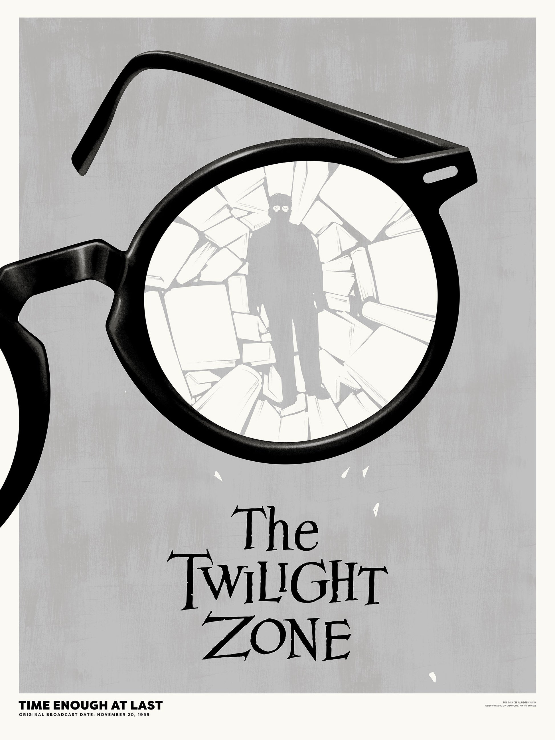 Phantom City Creative "The Twilight Zone: Time Enough At Last" Variant