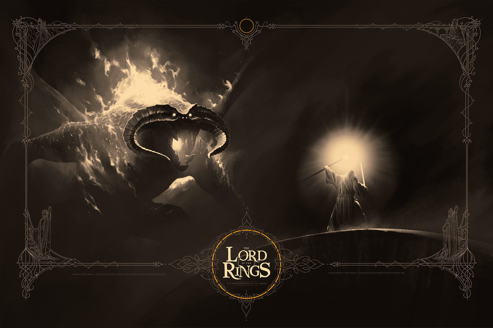 Phantom City Creative "The Lord of the Rings: The Fellowship of the Ring" Variant