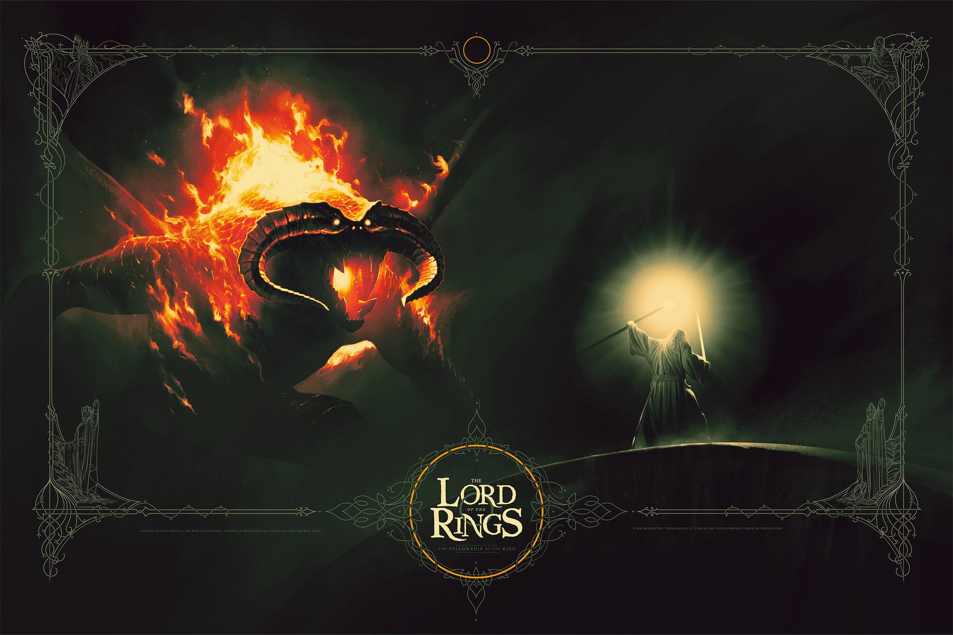 Phantom City Creative "The Lord of the Rings: The Fellowship of the Ring"