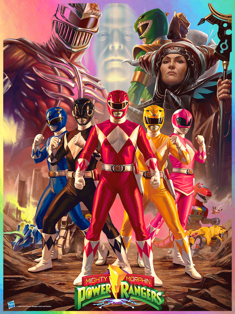 Carlos Dattoli "Mighty Morphin Power Rangers" Rainbow Foil Variant