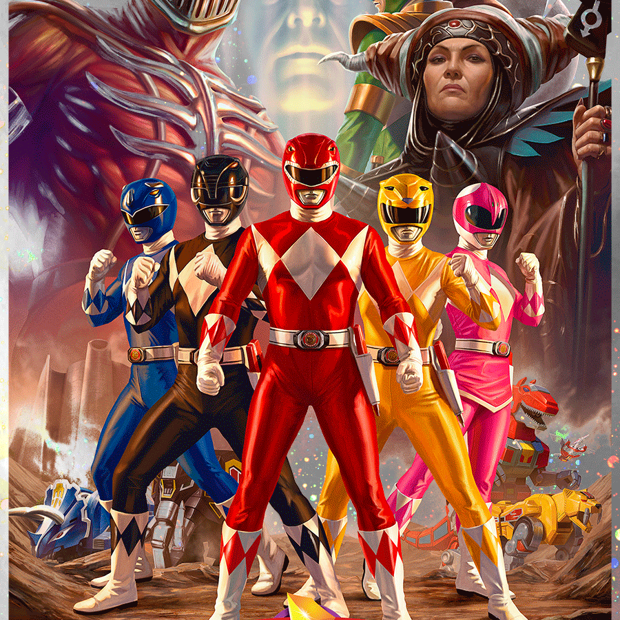 Carlos Dattoli "Mighty Morphin Power Rangers" Galaxy Foil Variant