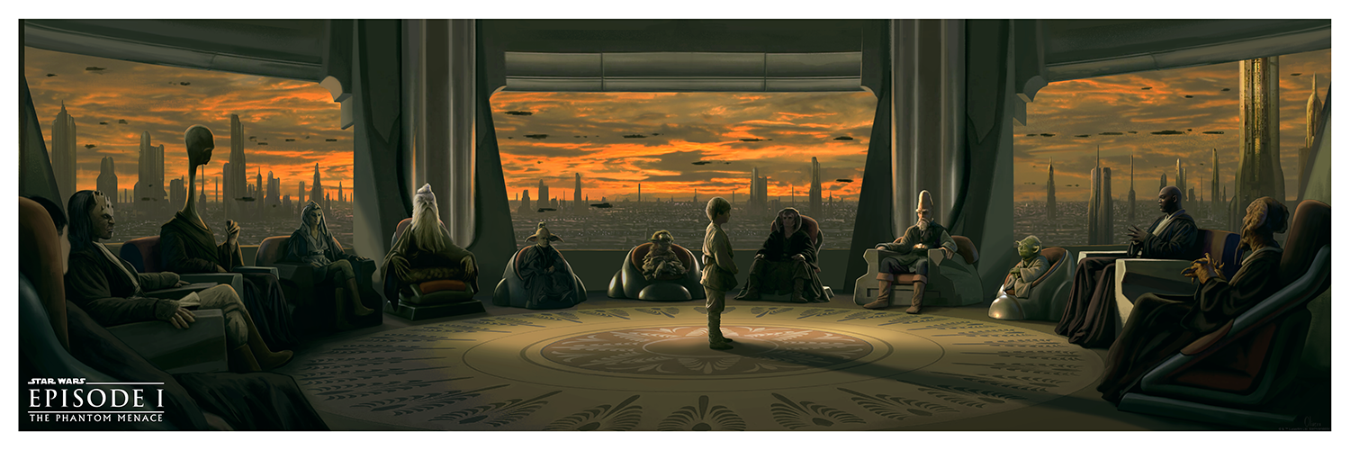 Pablo Olivera "Star Wars Prequel Trilogy" Titled Variant
