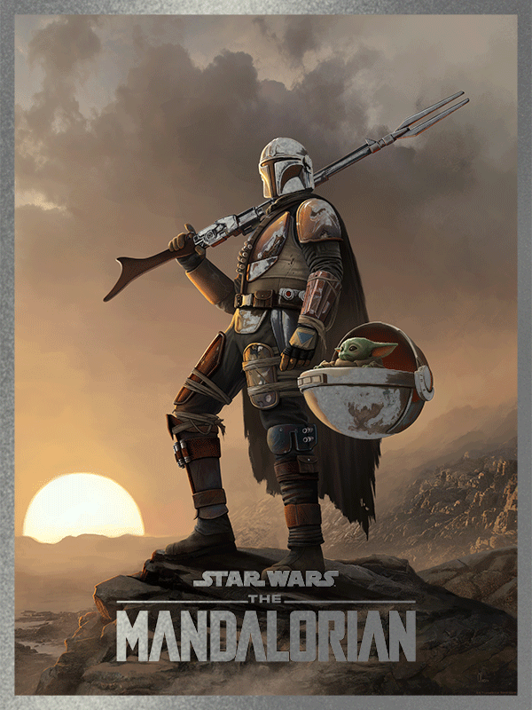 Pablo Olivera "The Way of the Protector (The Mandalorian & Grogu)" Foil Edition