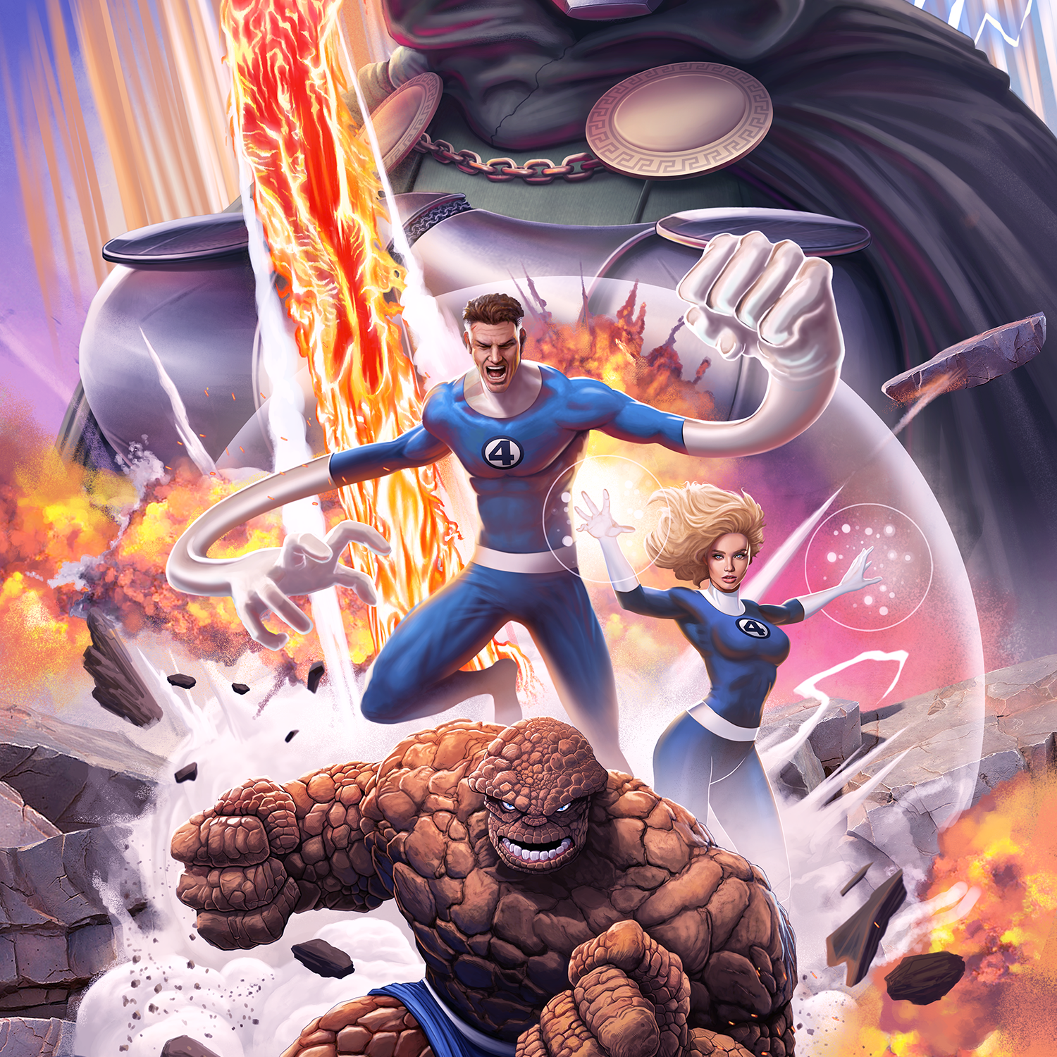 Pablo Olivera "Doom's Reckoning" Acrylic Panel Print
