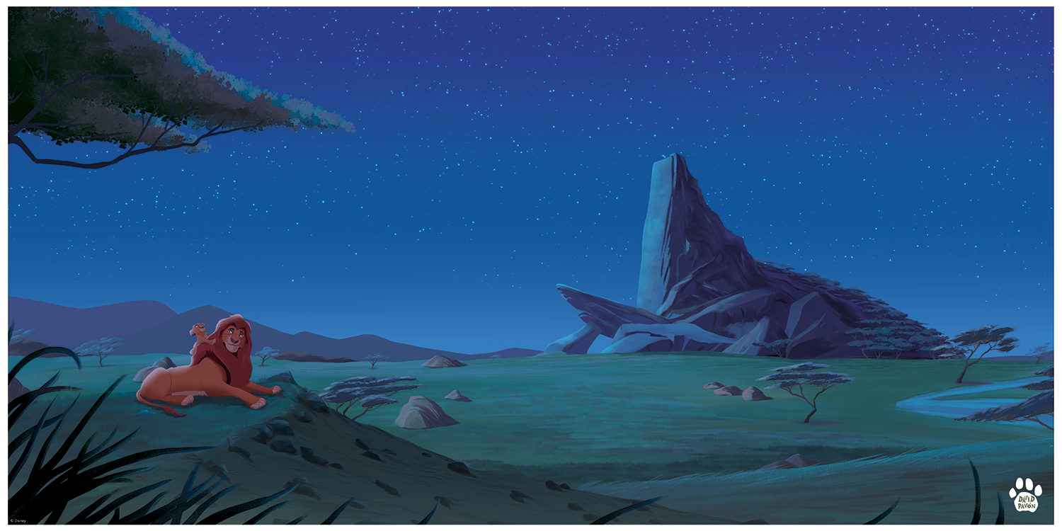 David Pavon "The Pride Lands (Night)"
