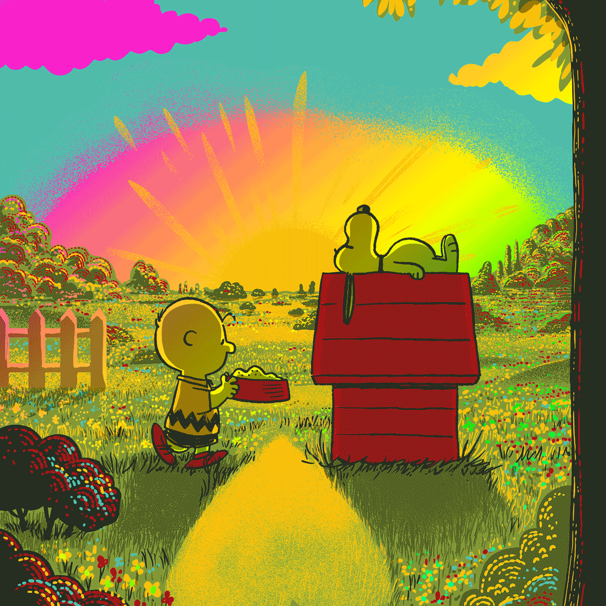 Raid71 & Charles M. Schulz "Peanuts" Foil Variant SET