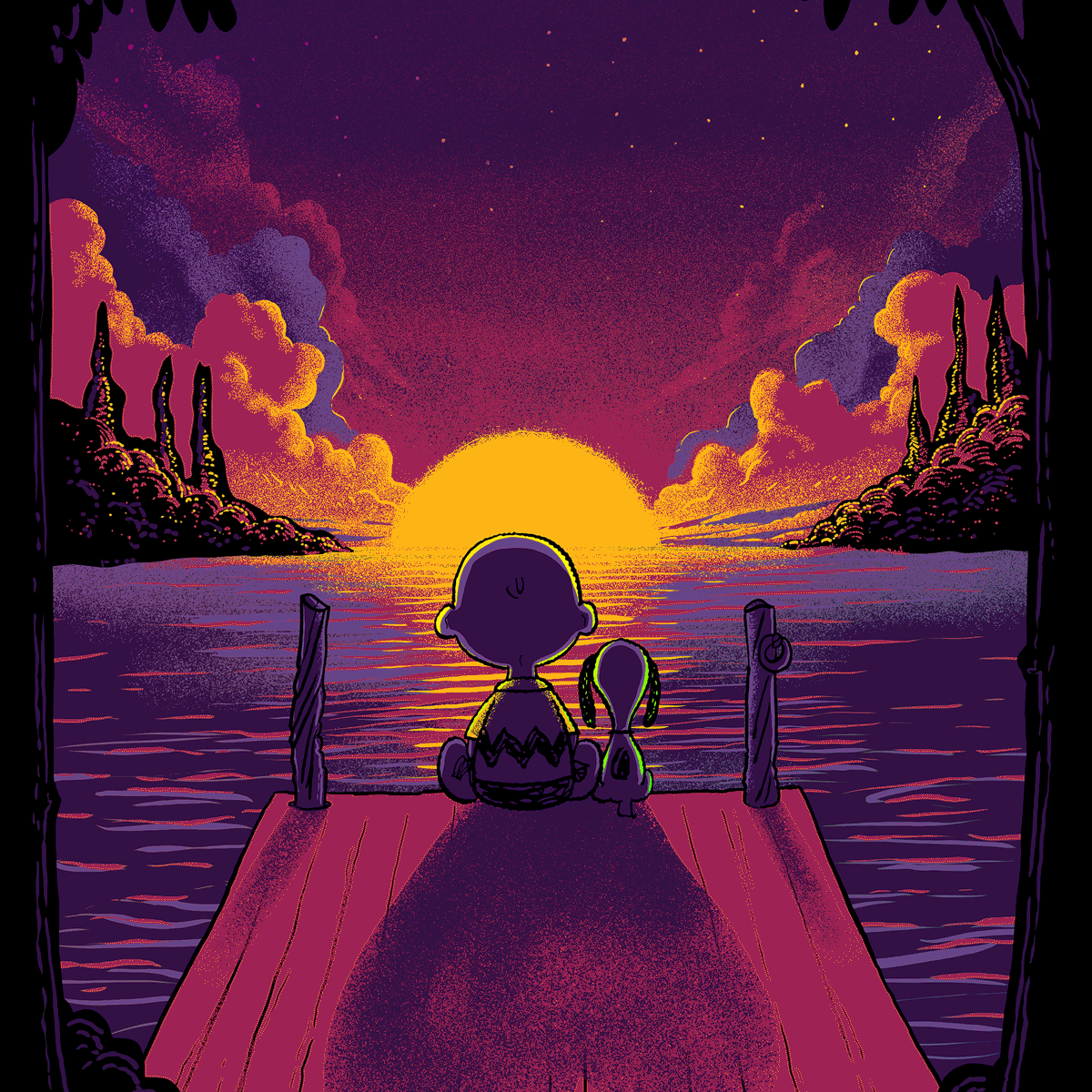 Raid71 & Charles M. Schulz "Peanuts: Dusk" Foil Variant
