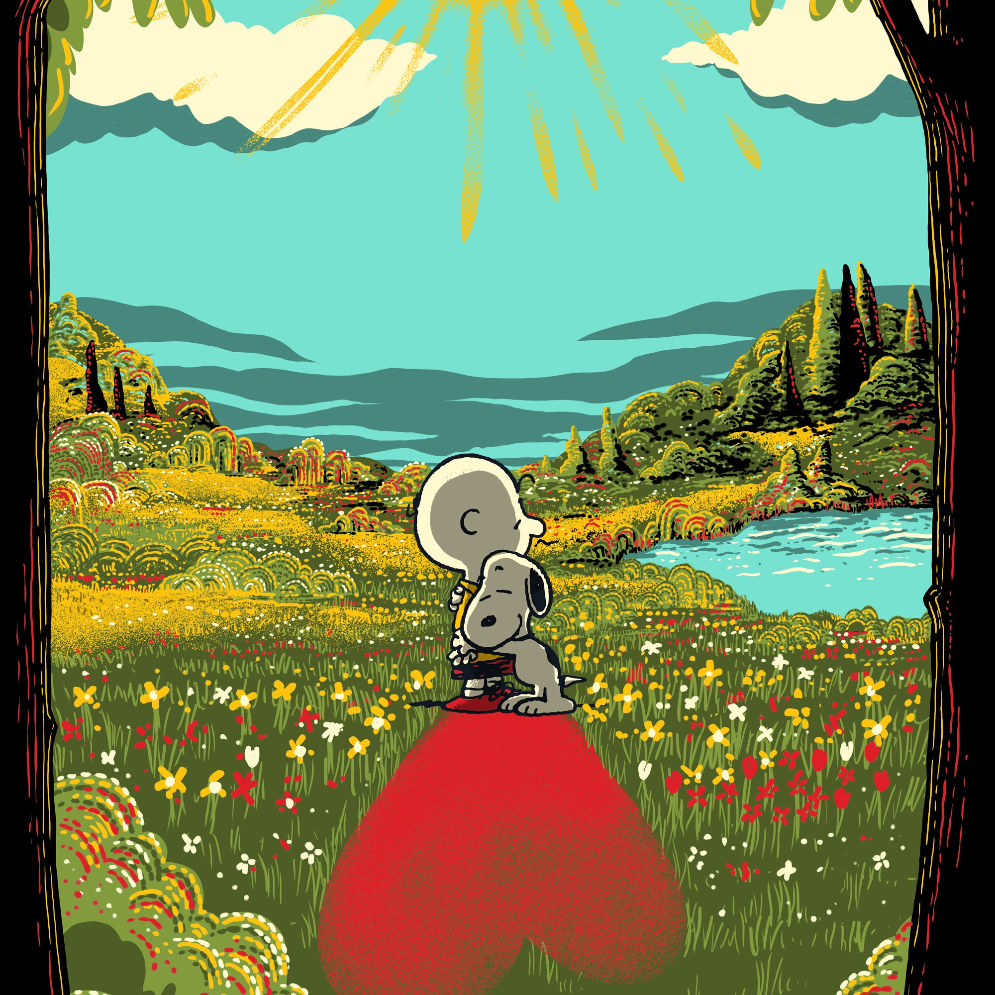Raid71 & Charles M. Schulz "Peanuts: Midday"