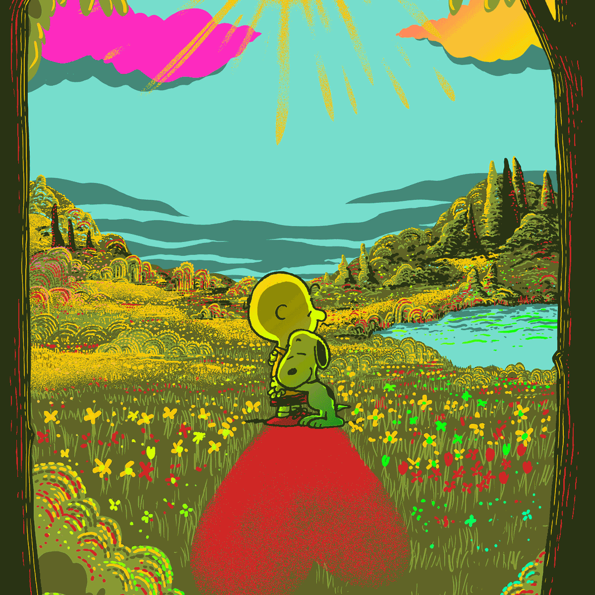 Raid71 & Charles M. Schulz "Peanuts: Midday" Foil Variant
