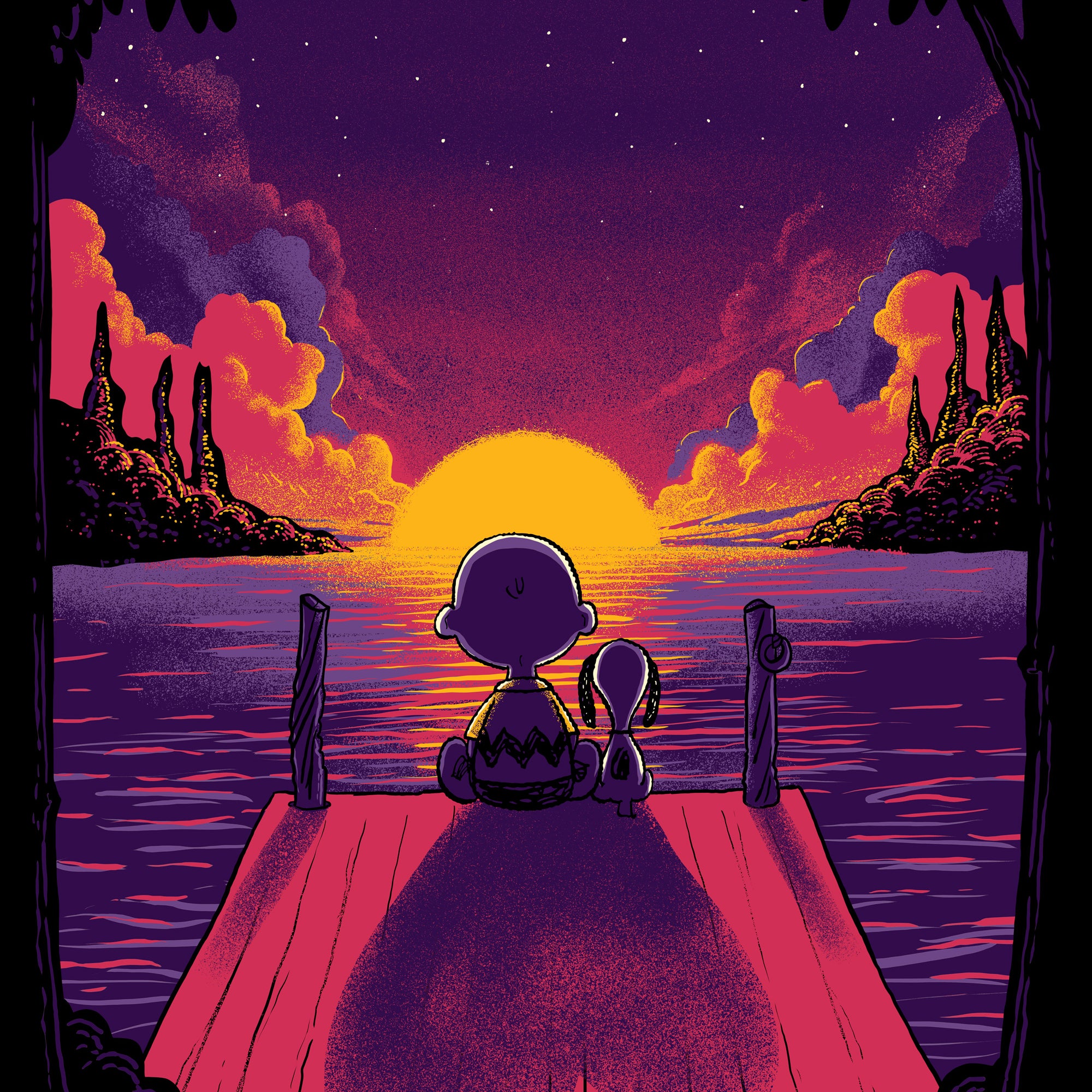 Raid71 & Charles M. Schulz "Peanuts: Dusk"