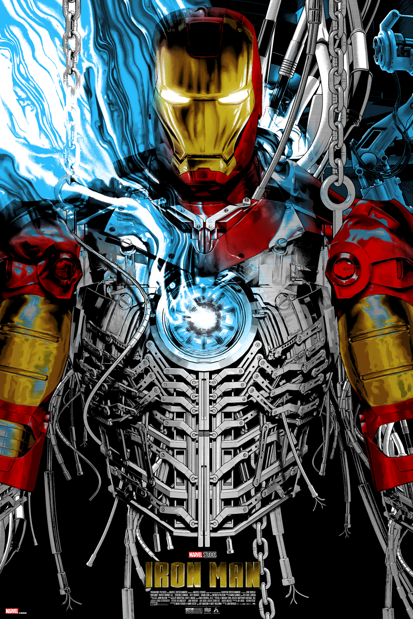 Anthony Petrie "Iron Man" Aluminum Print