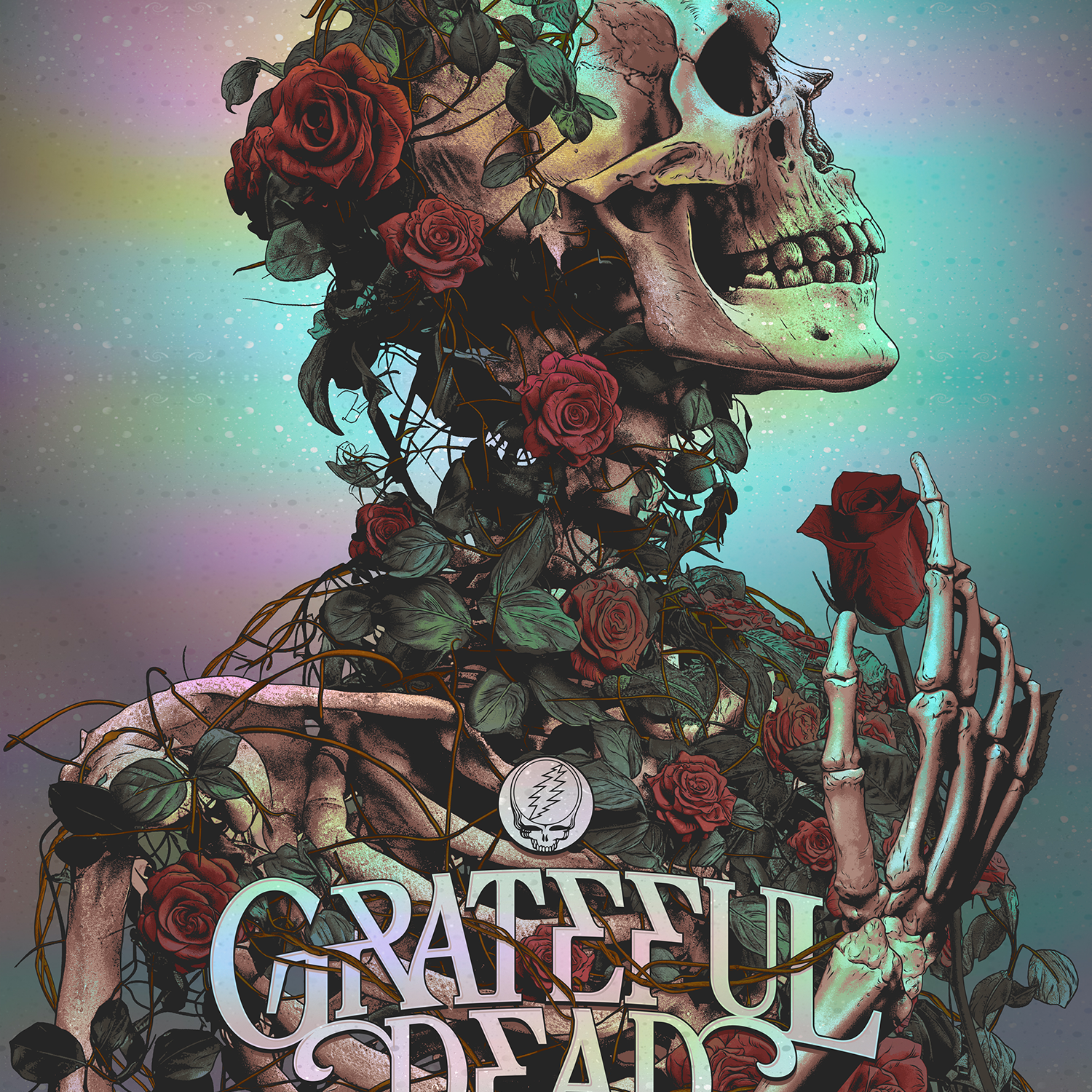 Anthony Petrie "Grateful Dead" Rainbow Foil Variant
