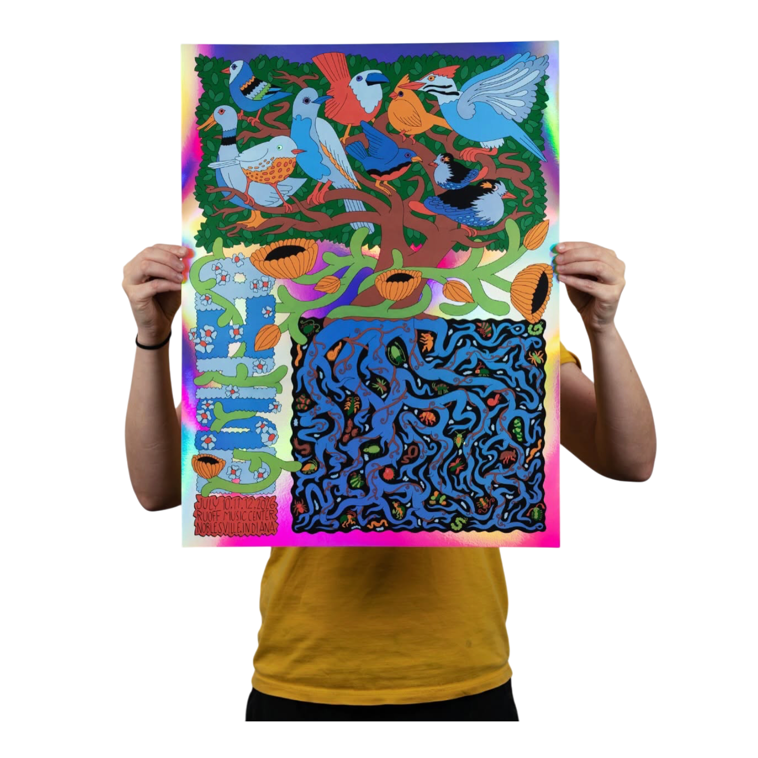 Maddie Fischer "Phish - Noblesville, IN" Foil Variant - AP
