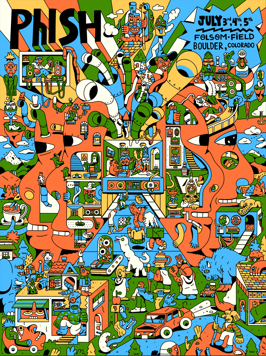 Cezar Berje "Phish - Boulder, CO"