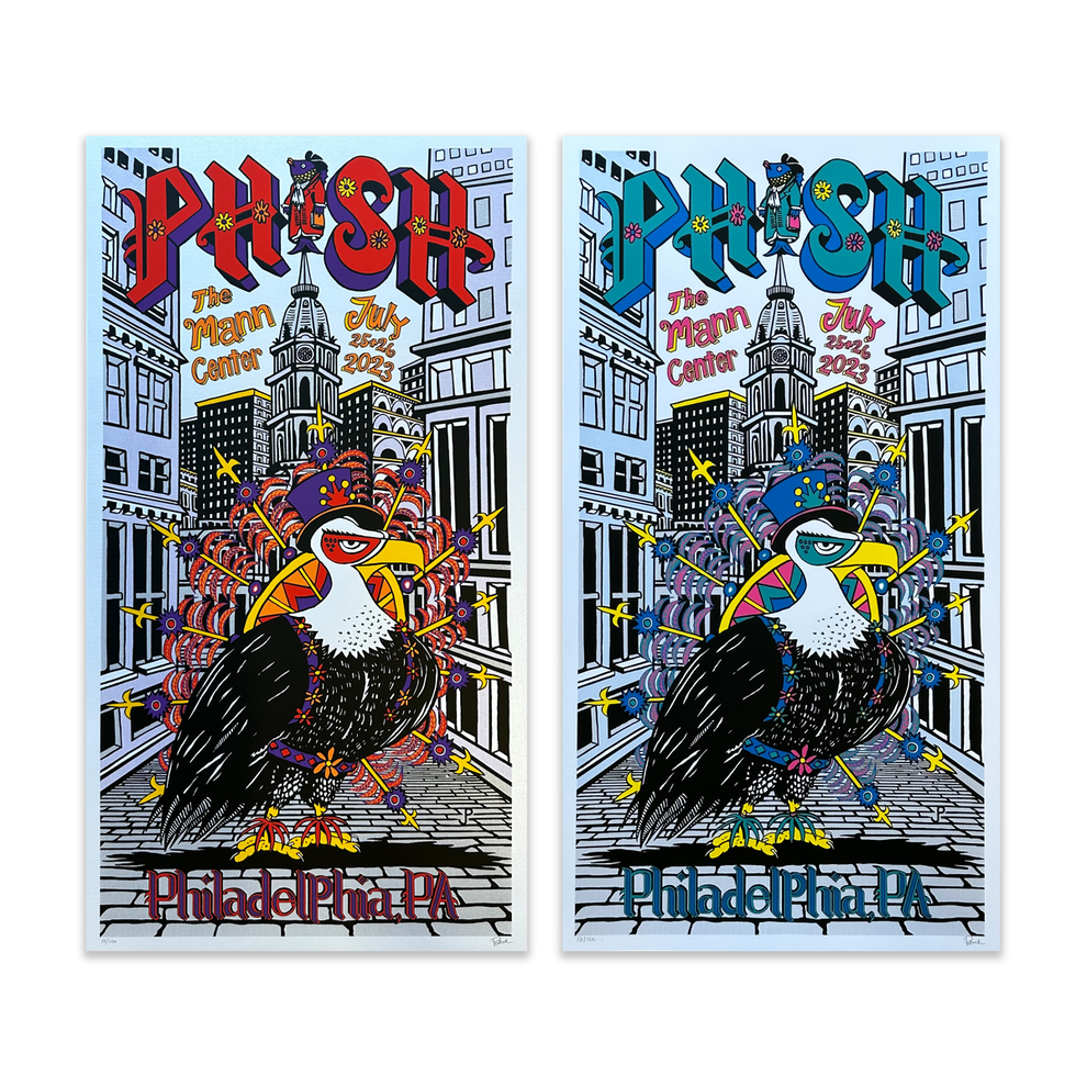 Jim Pollock "PHISH Philadelphia" [LOTTERY ENTRY] Bottleneck Gallery