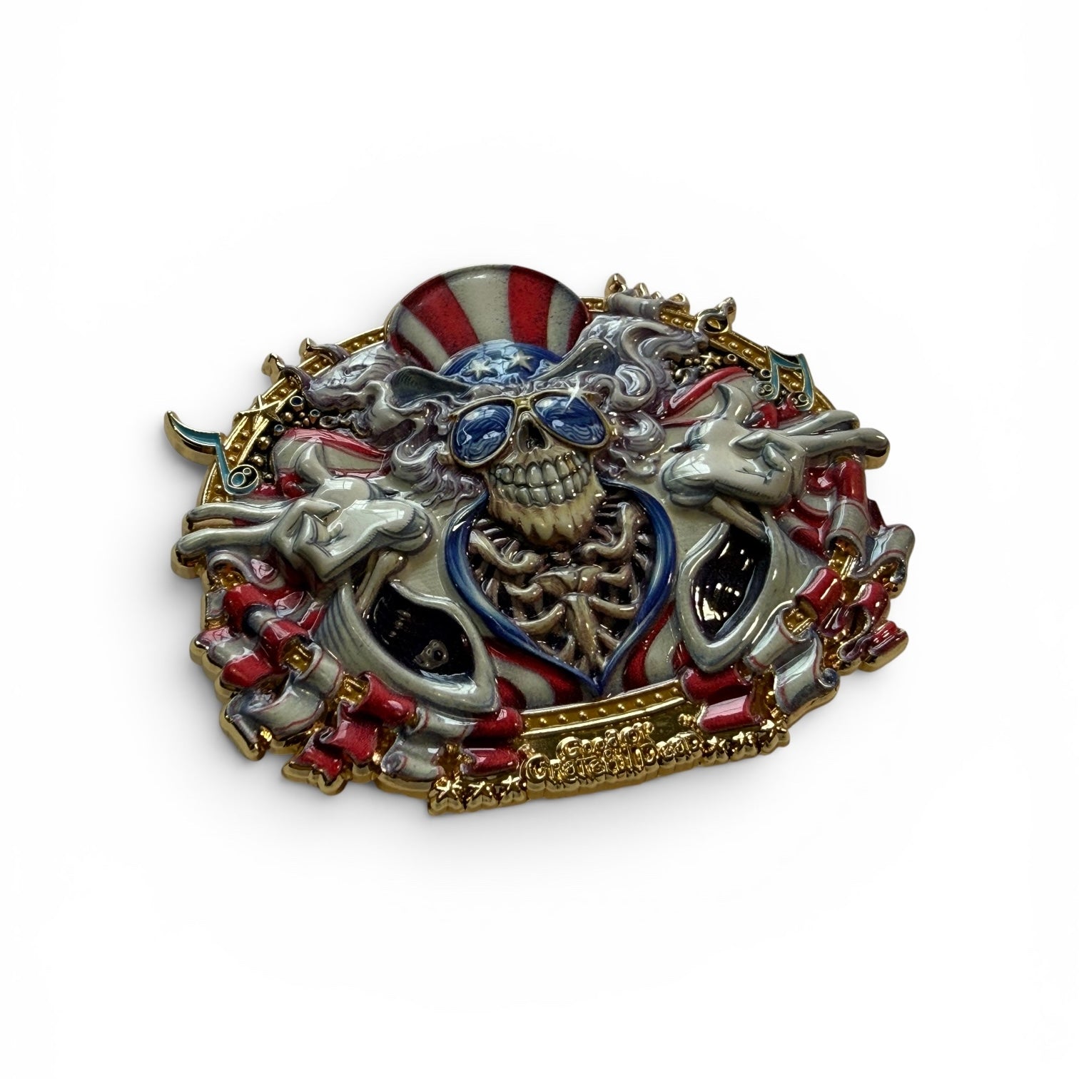 AJ Masthay "US Blues" 3D Enamel Pin