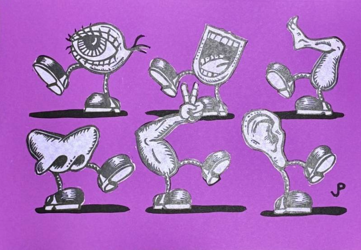 Jim Pollock "The Chase" Plum Edition