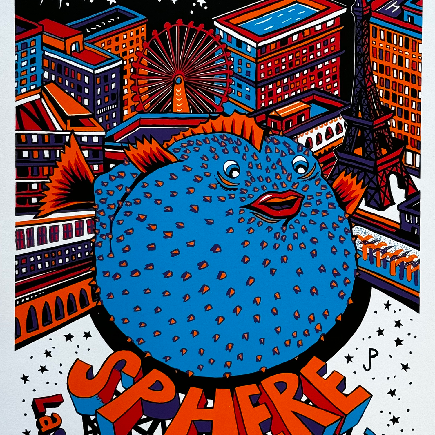 Jim Pollock "WaterWheel Foundation - Sphere 2024" [LOTTERY ENTRY]