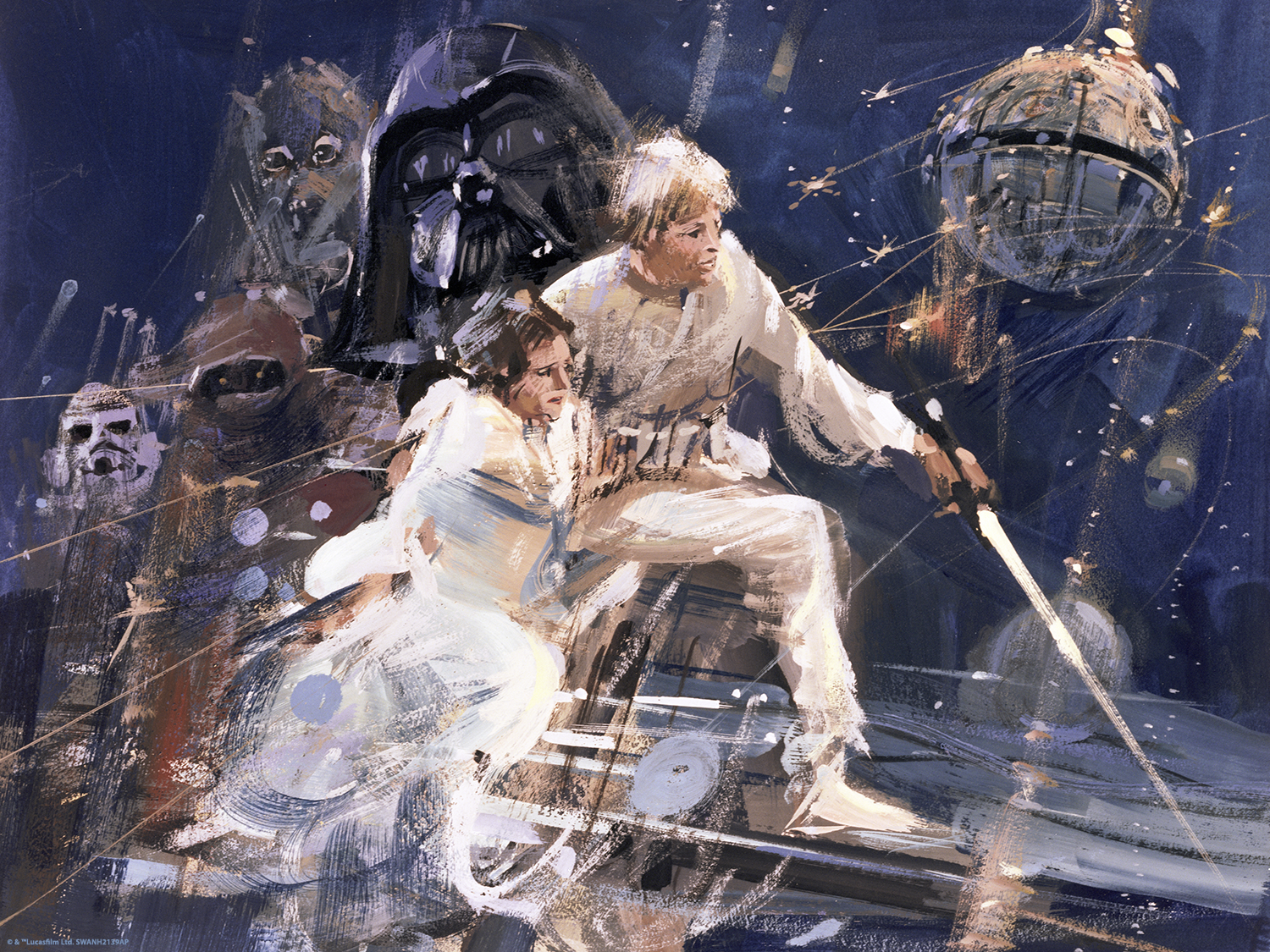 John Berkey "Rebel Hope Pose 3" Acrylic Panel Print
