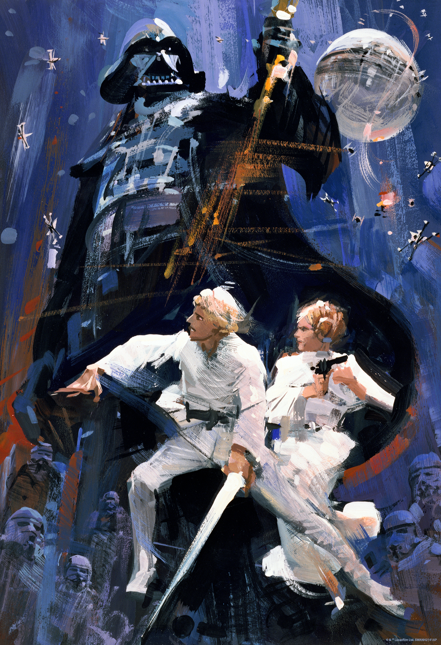 John Berkey "Rebel Hope Pose 4" Acrylic Panel Print