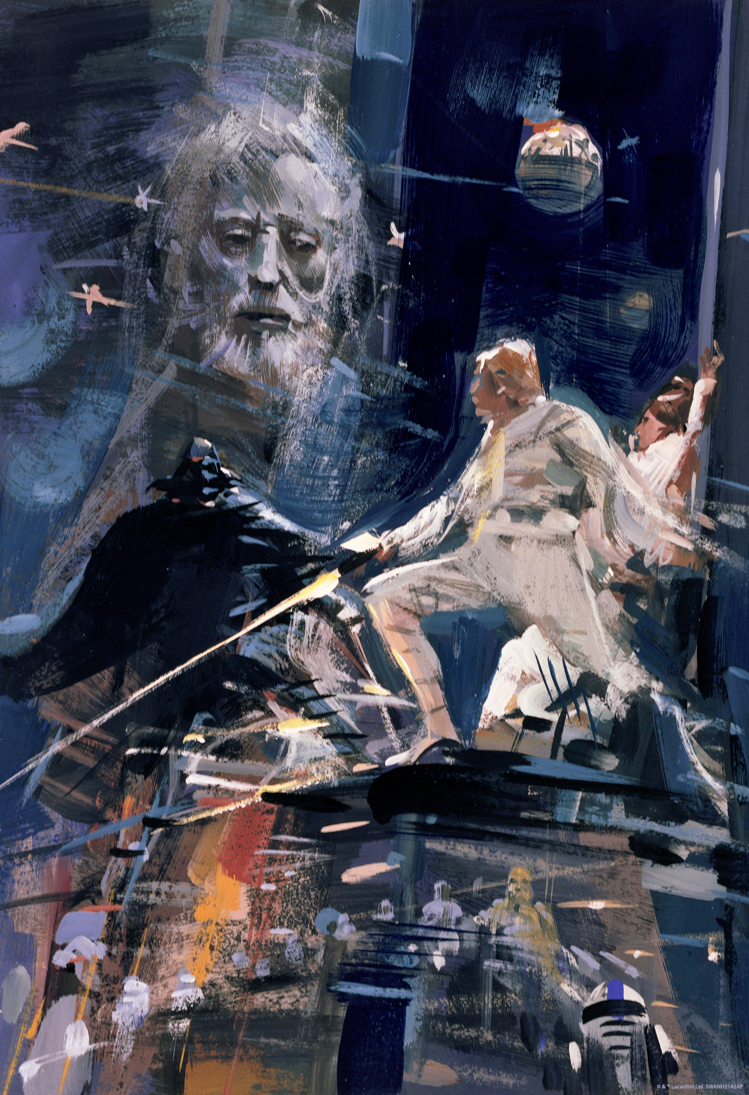 John Berkey "Rebel Hope Pose 6" Acrylic Panel Print