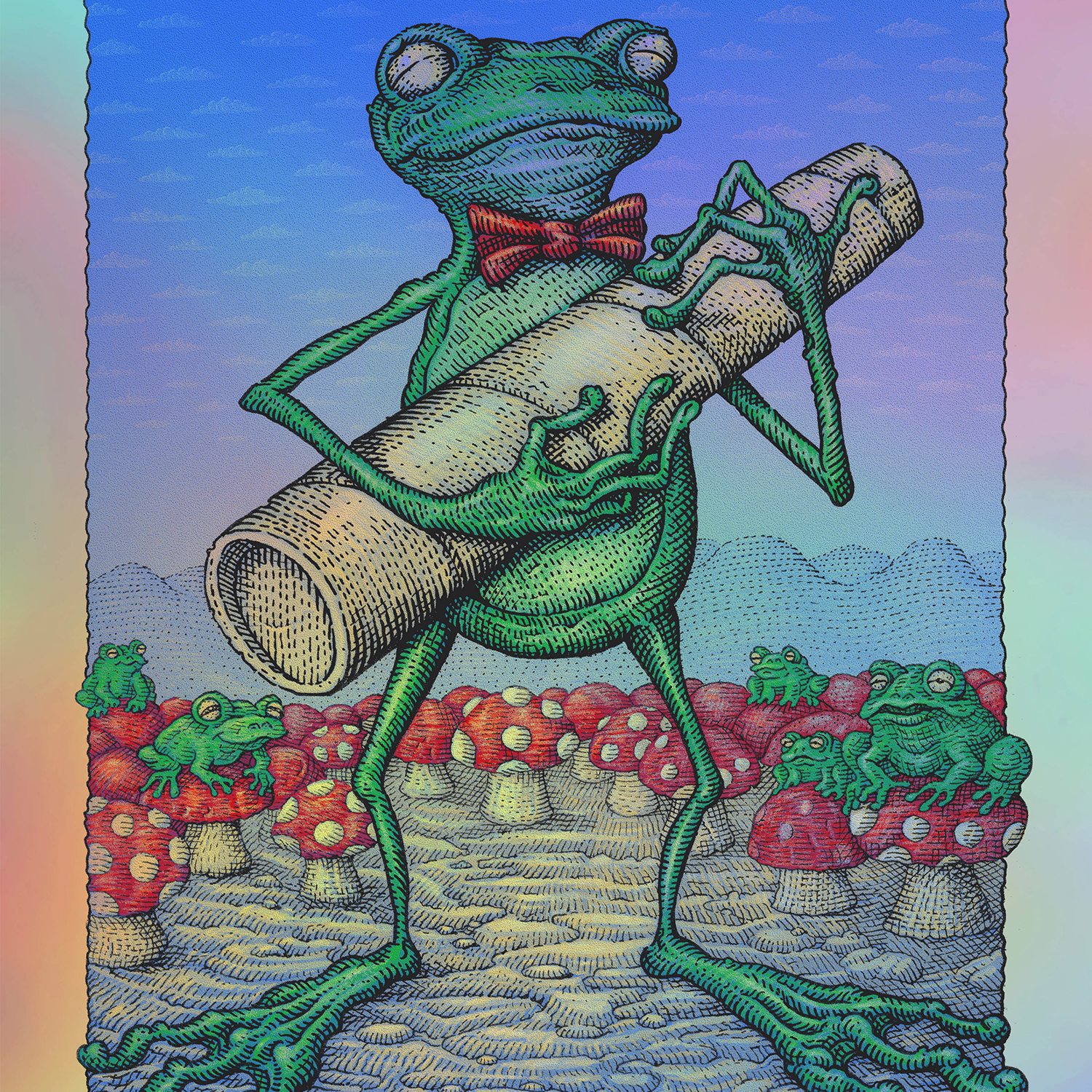David Welker "Poster Frog" Foil Variant