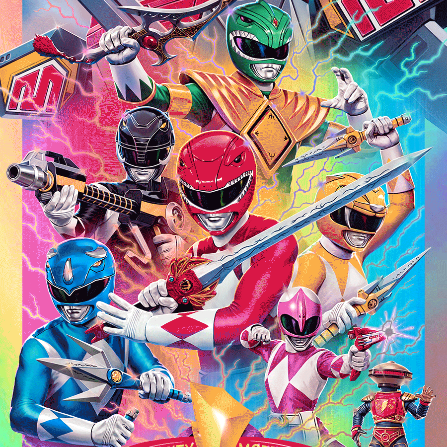 Tom Walker "Mighty Morphin Power Rangers" Rainbow Foil Variant