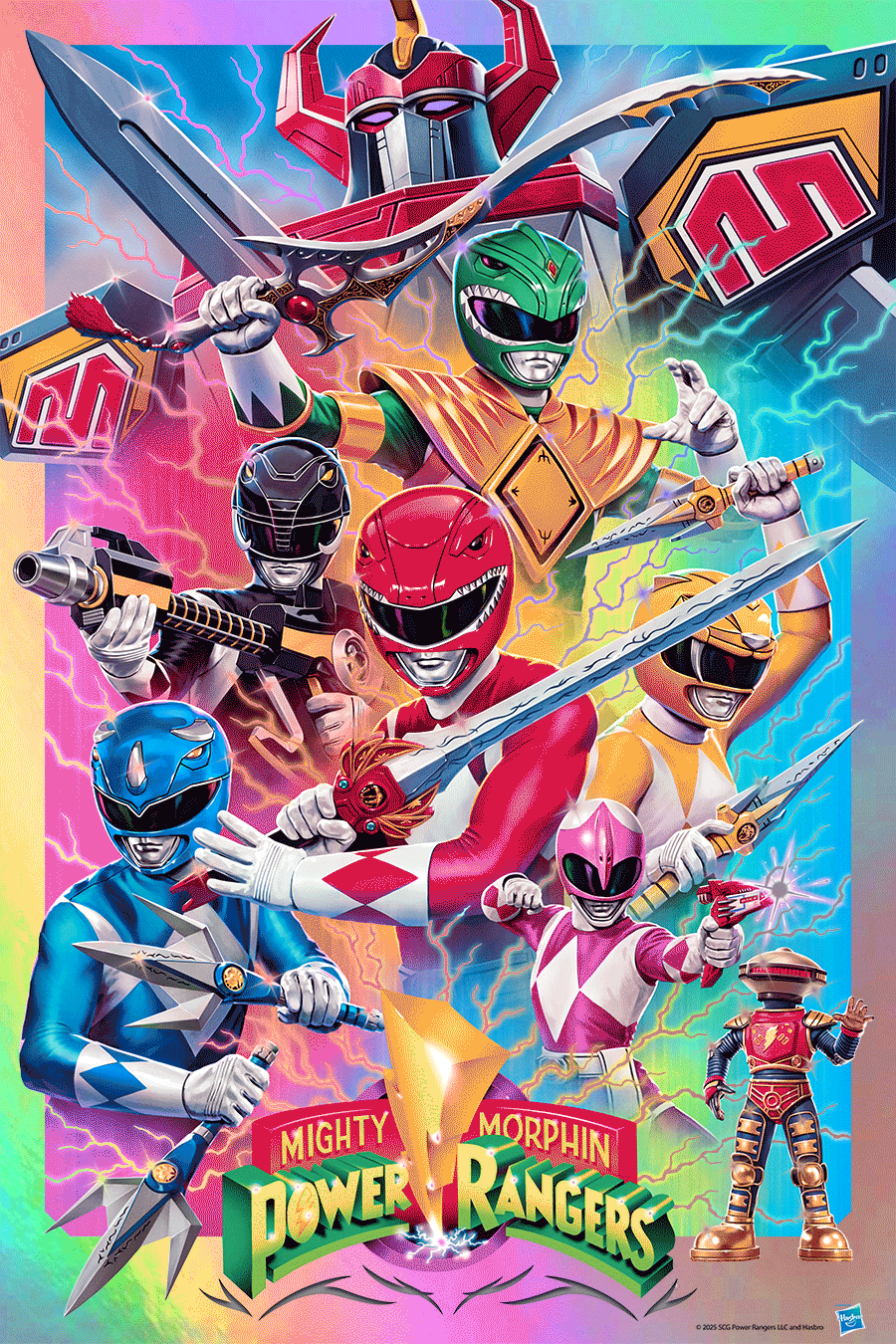 Tom Walker "Mighty Morphin Power Rangers" Rainbow Foil Variant