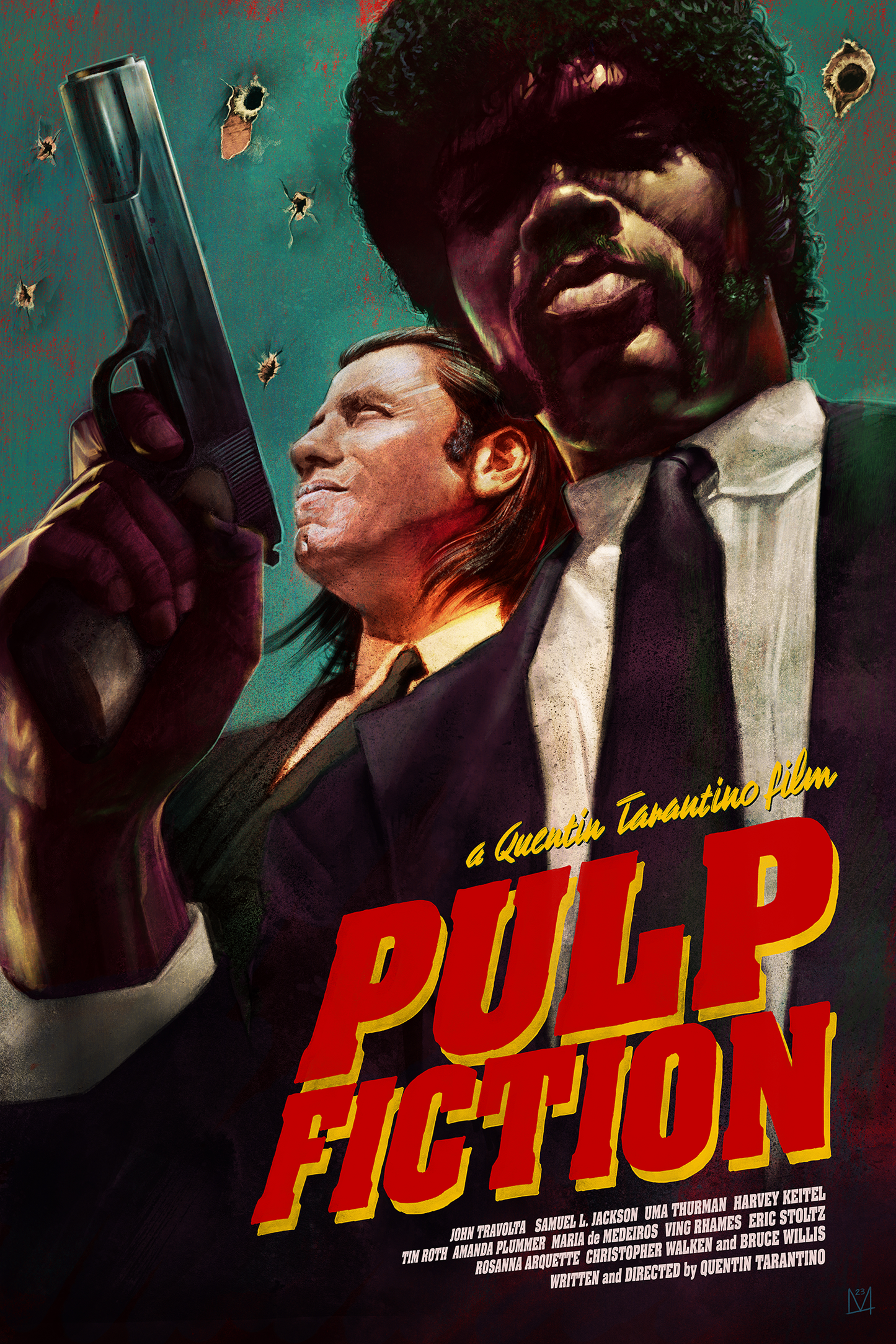 Dave Merrell "Pulp Fiction" Acrylic Panel Print - Variant