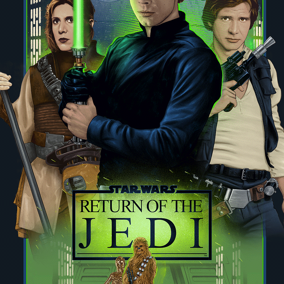Vance Kelly "The Rebels Unite (Return of the Jedi)" 3D Lenticular PLEX - Variant