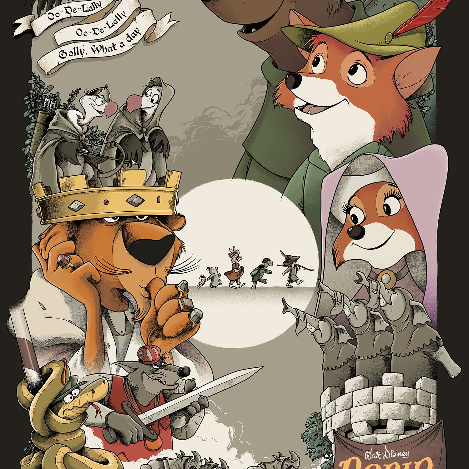 Mark Bell "Robin Hood" Variant - Acrylic Panel Print