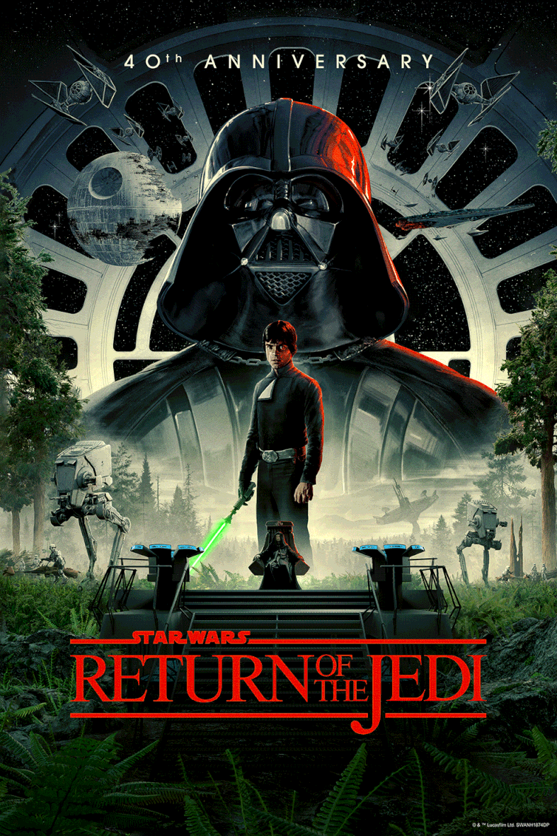 Matt Ferguson "Return of the Jedi - 40th Anniv." 3D Lenticular