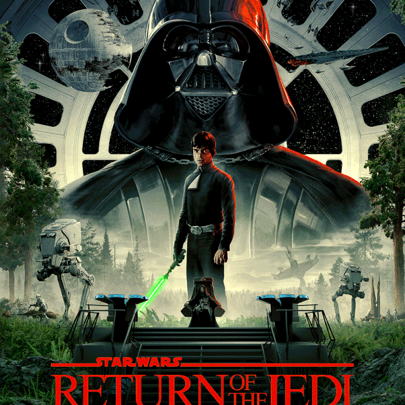Matt Ferguson "Return of the Jedi - 40th Anniv." 3D Lenticular PLEX