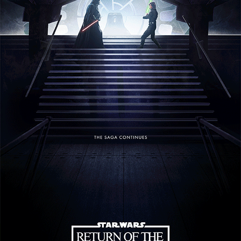 Phase Runner "A Duel with the Dark Side (Return of the Jedi)" 3D Flip Lenticular