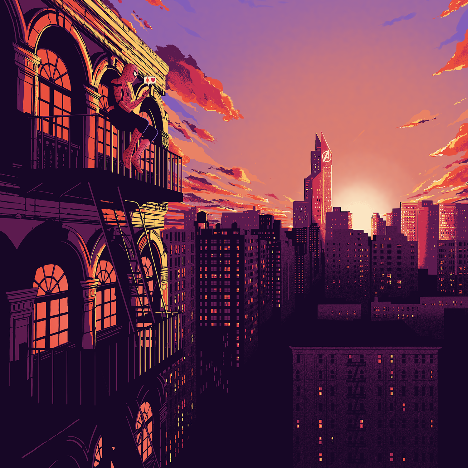 Raid71 "Spider-Man Sunset"