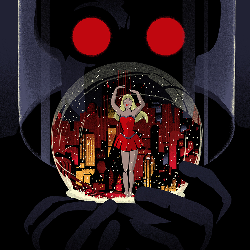 Raid71 "Mr Freeze: Heart of Ice" Statue, Snow Globe & Print Bundle