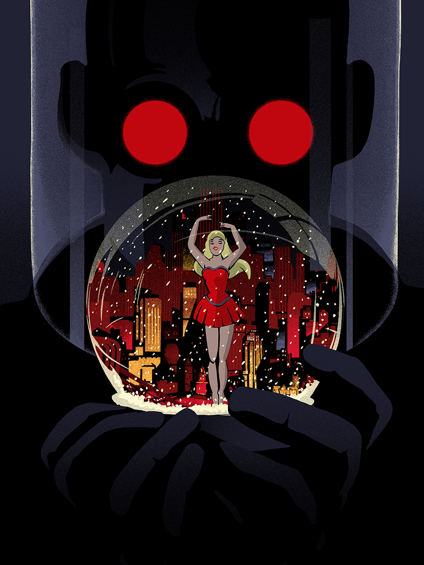 Raid71 "Mr Freeze: Heart of Ice" Statue, Snow Globe & Print Bundle
